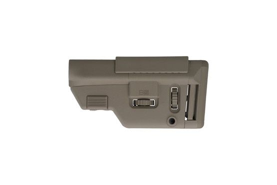 B5 Systems 5.56 collapsible precision stock FDE is designed for carbine buffer tubes